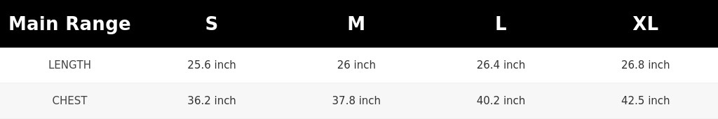 SIZE GUIDE