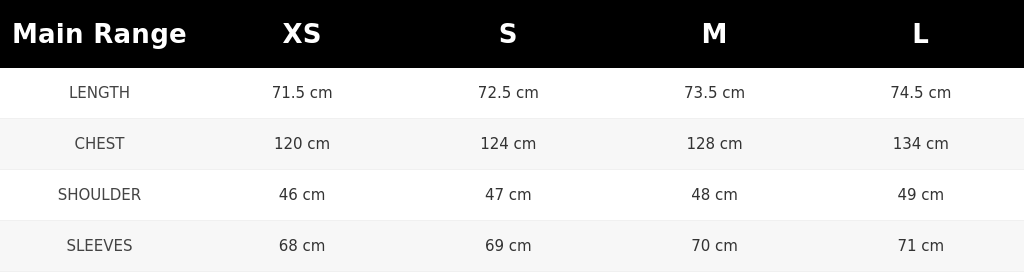 SIZE GUIDE