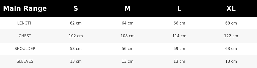 SIZE GUIDE