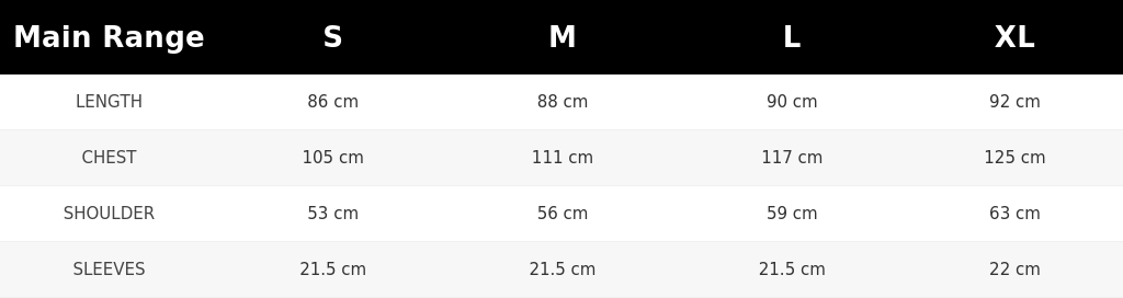 SIZE GUIDE