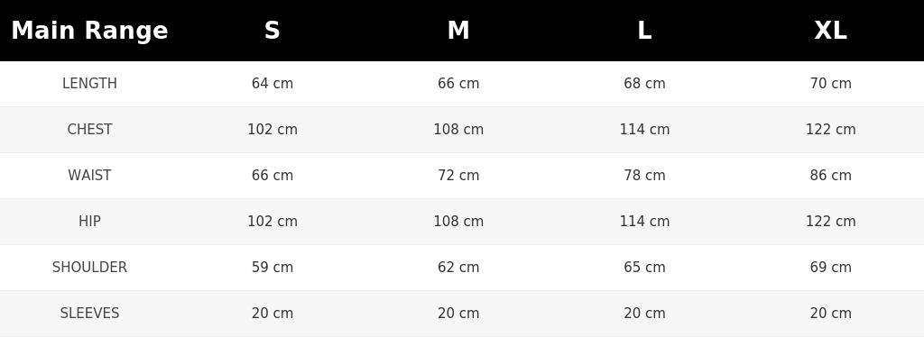 SIZE GUIDE