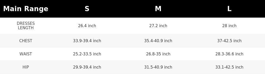SIZE GUIDE