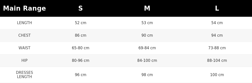 SIZE GUIDE