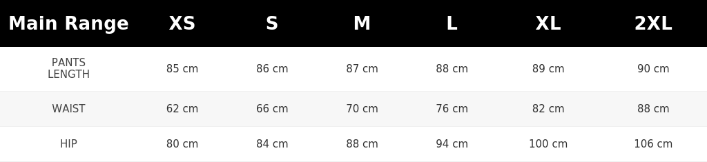 SIZE GUIDE