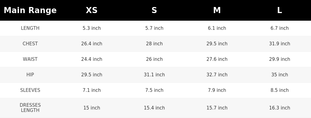 SIZE GUIDE