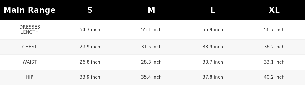 SIZE GUIDE