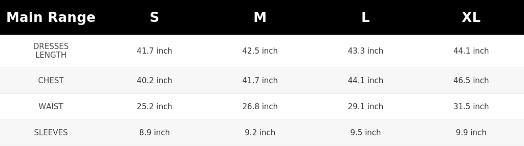 SIZE GUIDE