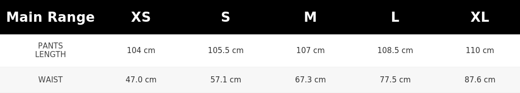 SIZE GUIDE