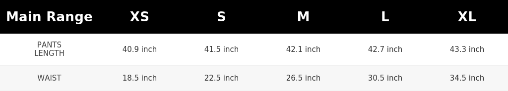 SIZE GUIDE