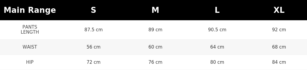 SIZE GUIDE