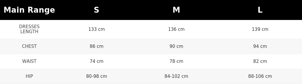 SIZE GUIDE