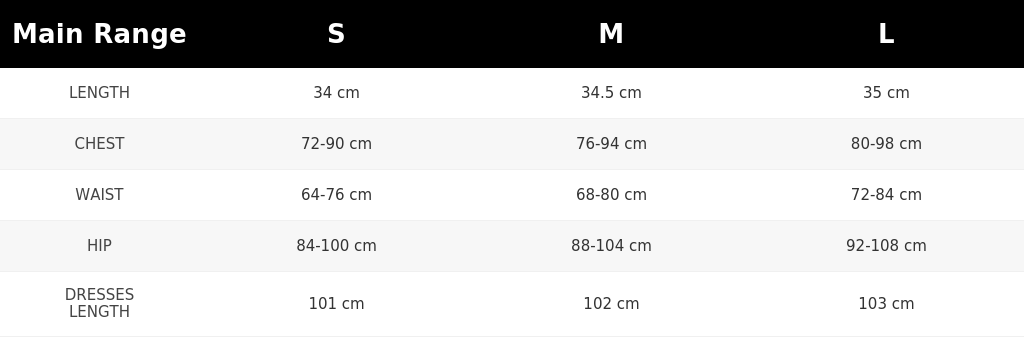 SIZE GUIDE