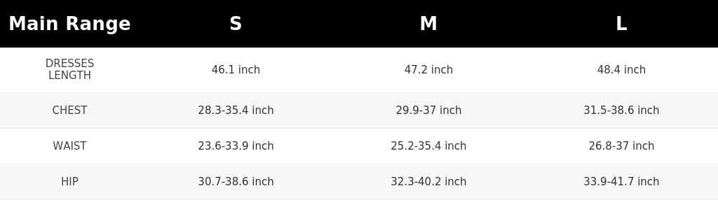 SIZE GUIDE