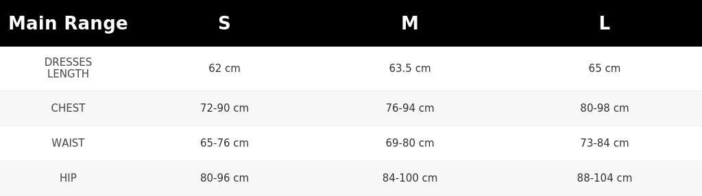 SIZE GUIDE