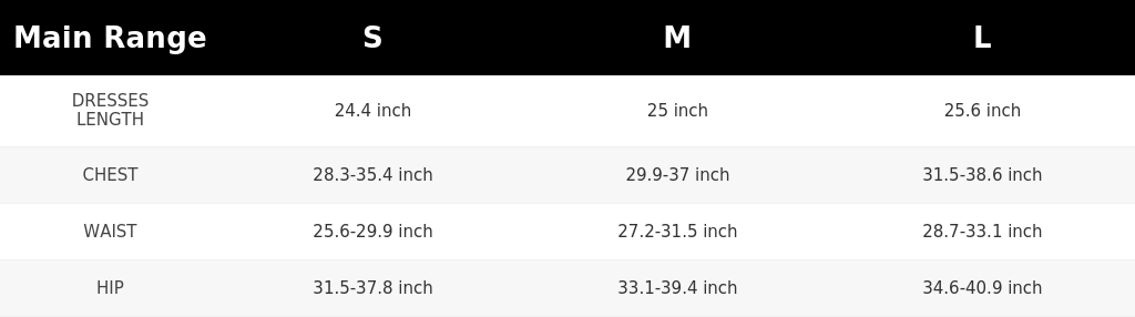 SIZE GUIDE
