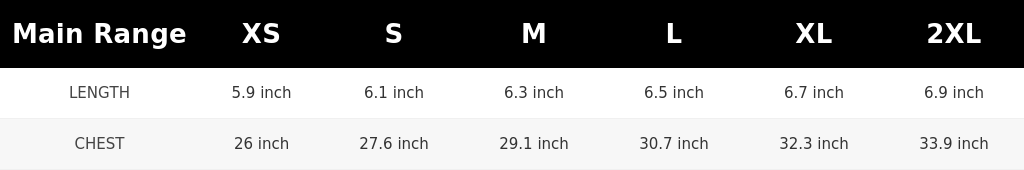 SIZE GUIDE
