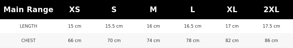 SIZE GUIDE