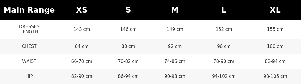 SIZE GUIDE