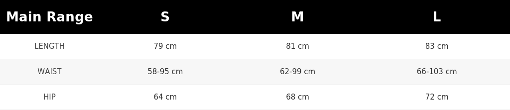 SIZE GUIDE