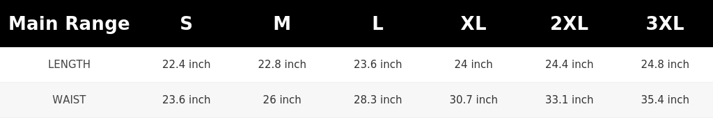 SIZE GUIDE