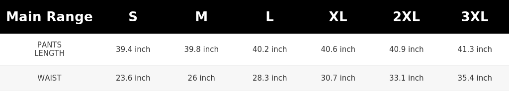 SIZE GUIDE