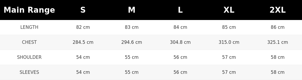 SIZE GUIDE