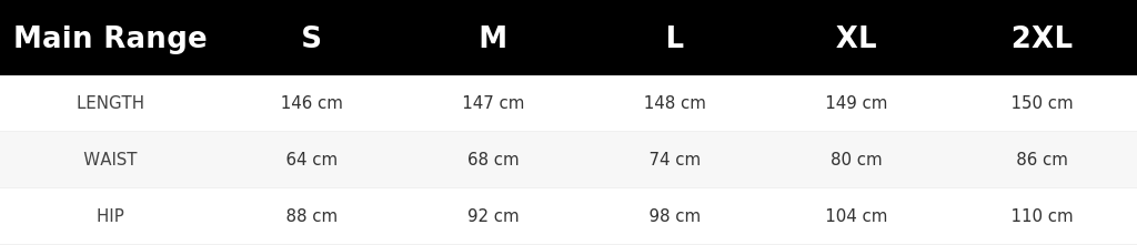 SIZE GUIDE